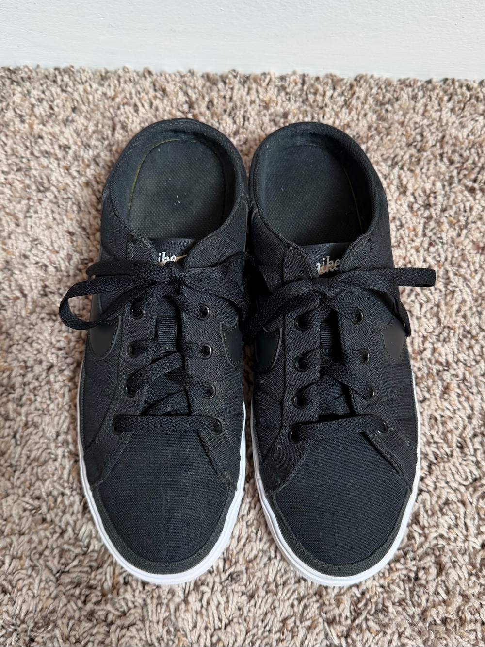 Nike Court Legacy Mules in Black Size 8.5 - Picture 8 of 14